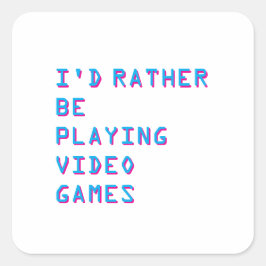 ビデオゲーム中 スクエアシール