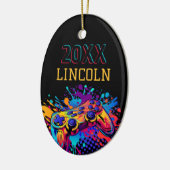 ビデオゲーム制御装置 セラミックオーナメント (左)