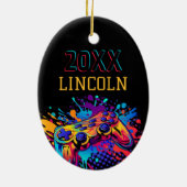 ビデオゲーム制御装置 セラミックオーナメント (裏面)