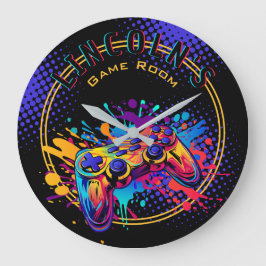 ビデオゲーム制御装置 ラージ壁時計