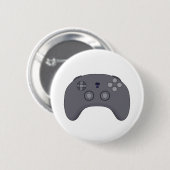 ビデオゲーム制御装置 缶バッジ (正面&裏面)