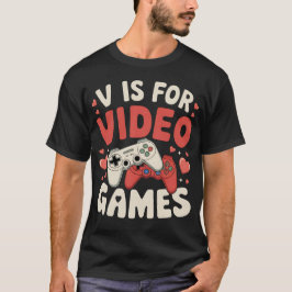 ビデオゲーム好きな彼氏へ バレンタインデーに面白ギフト Tシャツ