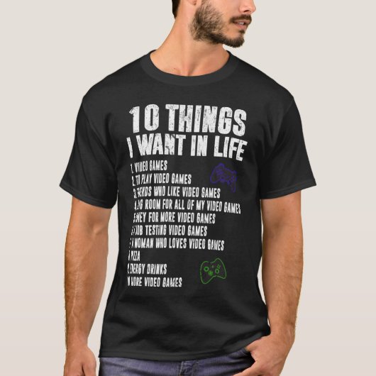 ビデオゲーム好きの友達のためのおもしろゲーマー Tシャツ (正面)