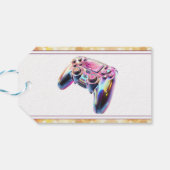 ビデオゲーム子供の誕生日 ギフトタグ (裏面横)