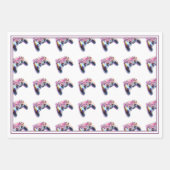 ビデオゲーム子供の誕生日 ラッピングペーパーシート (正面3)