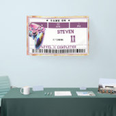 ビデオゲーム子供の誕生日 横断幕 (トレードショー)