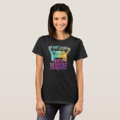 ビデオゲーム引用文ゲーマープン文字デザイン Tシャツ (正面フル)