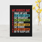 ビデオゲーム引用文マイプレフェクトデイ |ビデオゲーム カード (黄色い花)