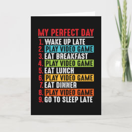 ビデオゲーム引用文マイプレフェクトデイ |ビデオゲーム カード