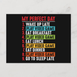 ビデオゲーム引用文マイプレフェクトデイ |ビデオゲーム ポストカード