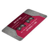 ビデオゲーム日付磁石を保存するピンク マグネット (左側)