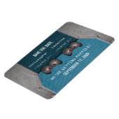 ビデオゲーム日付磁石を保存する青 マグネット (左側)