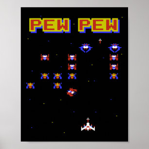 ビデオゲーム旧学校ゲーム80sヴィンテージゲーム ポスター