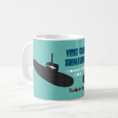 ビデオゲーム潜水艦の旗マグカップ コーヒーマグカップ (正面左)