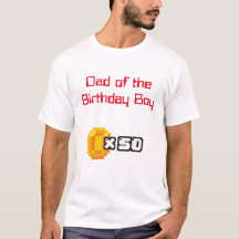 ビデオゲーム誕生日パパTシャツ