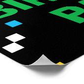 ビデオゲーム誕生日パーティー歓迎ポスター ポスター (角)