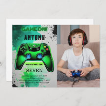 ビデオゲーム誕生日写真