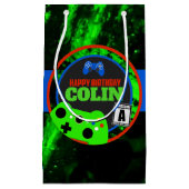 ビデオゲーム誕生日抱き枕 スモールペーパーバッグ (正面)