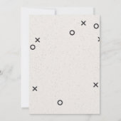 ビデオゲーム誕生日招待状 招待状 (裏面)