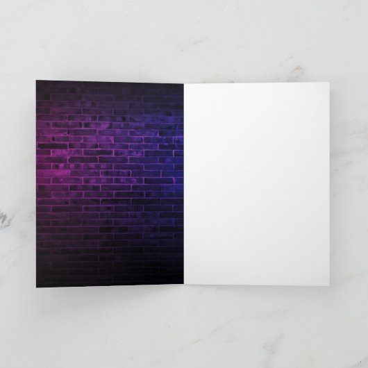 ビデオゲーム誕生日招待,ネオンゲーマーパーティー 招待状 (内部)