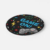 ビデオゲーム誕生日紙プレート ペーパープレート (アングル)