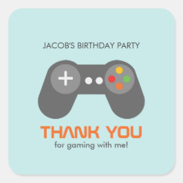 ビデオゲーム誕生日 スクエアシール