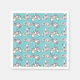 ビデオゲーム誕生日 スタンダードカクテルナプキン