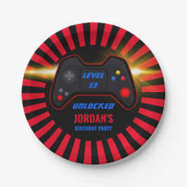 ビデオゲーム誕生日 ペーパープレート