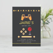 ビデオゲーム誕生日 招待状 (スタンド正面)