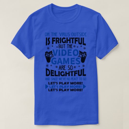 ビデオゲーム醜いクリスマスセーター1 Tシャツ (デザイン正面)