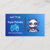 ビデオゲーム開発者 名刺 (正面)