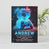 ビデオゲーム8th誕生日パーティー 招待状 (スタンド正面)