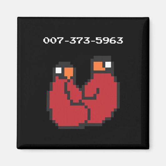ビデオゲーム90s 45sコードギフトおもしろい マグネット (正面)