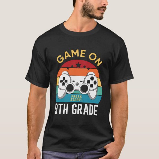 ビデオゲーム9thゲーマー新学期ボーイズKids G Tシャツ (正面)