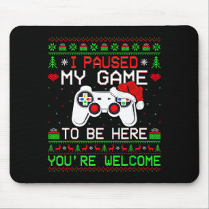 ビデオゲーム クリスマス アグリーセーター 面白い ゲーマー ゲーム マウスパッド