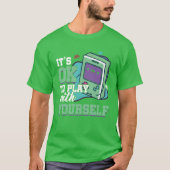 ビデオゲーム ゲーミング コンピューター ゲーム ギフト お友達へ Tシャツ (正面)
