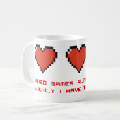 ビデオゲーム コーヒーマグカップ (正面左)