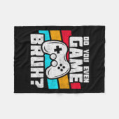 ビデオゲーム – ビデオゲーマーミーム-おもしろいビデオゲーム フリースブランケット (正面(横))