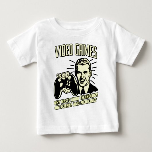 "ビデオゲーム" ベビーTシャツ (正面)