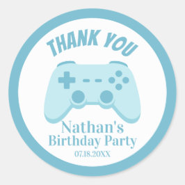 ビデオゲーム 誕生日 | ゲーミング コントローラー パーティー ラウンドシール