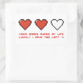 ビデオゲーム 長方形シール (バッグ)