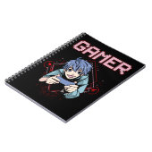 ビデオゲームKid Anime クール Console Gaming ノートブック (左側)