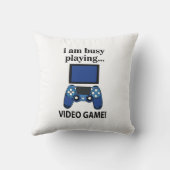ビデオゲー忙しム私は遊のビデオゲーム クッション (裏面)