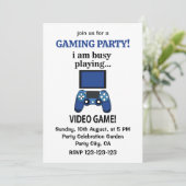 ビデオゲー忙しム私は遊のビデオゲーム 招待状 (スタンド正面)