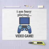 ビデオゲー忙しム私は遊のビデオゲーム 薄葉紙 (クラフト)