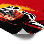 ビデオゲー描写ムアート ポスター (角)