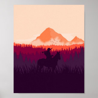 ビデオゲー描写ムアート ポスター