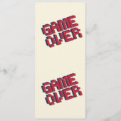 ビデオゲー結婚ム メニュー (裏面)