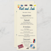 ビデオゲー結婚ム メニュー (正面/裏面)