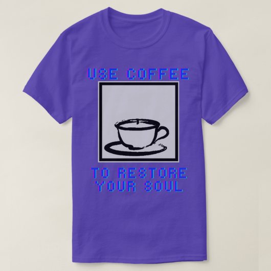 ビデオゲ怒ームおたくAVGNコーヒーを使用してyを復元 Tシャツ (デザイン正面)